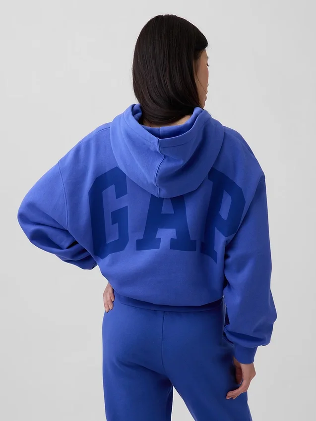 Sudadera con capucha oversize y logo Vintagesoft