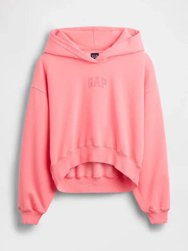 Sudadera con capucha oversize y logo Vintagesoft