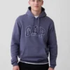Sudadera con capucha para adulto Vintagesoft Arch Logo