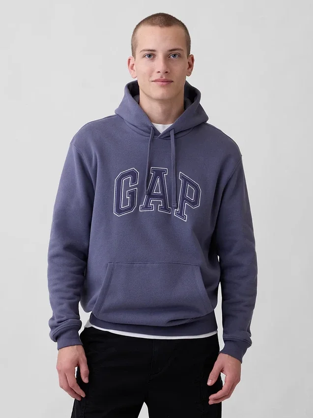 Sudadera con capucha para adulto Vintagesoft Arch Logo