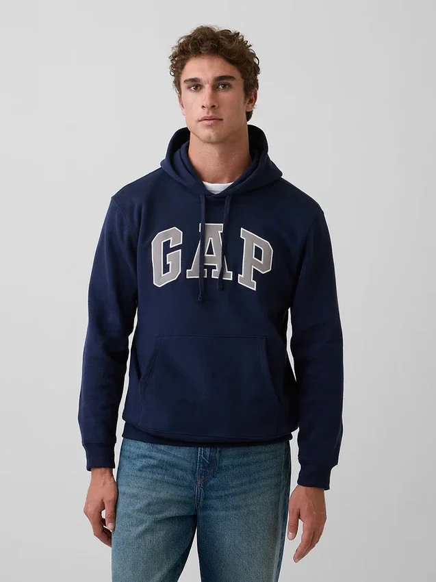 Sudadera con capucha para adulto Vintagesoft Arch Logo