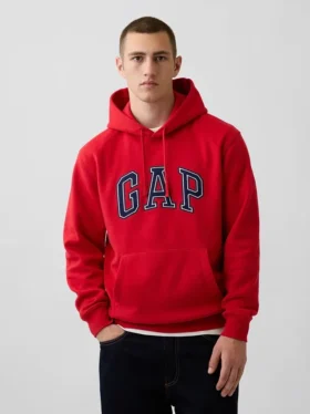 Sudadera con capucha para adulto Vintagesoft Arch Logo