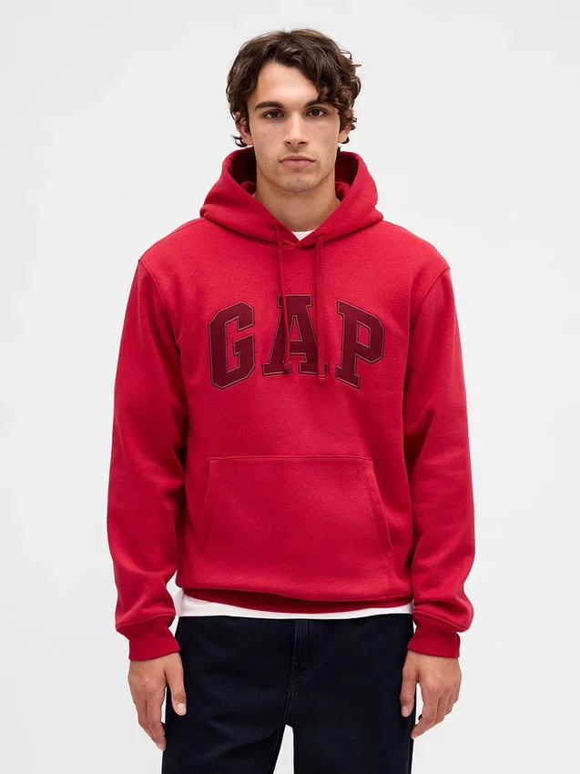 Sudadera con capucha para adulto Vintagesoft Arch Logo