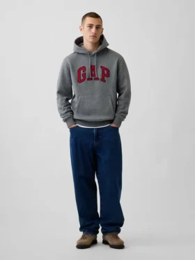 Sudadera con capucha para adulto Vintagesoft Arch Logo