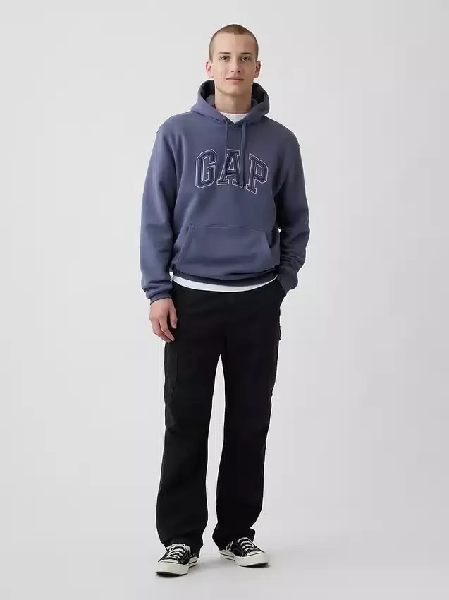 Sudadera con capucha para adulto Vintagesoft Arch Logo