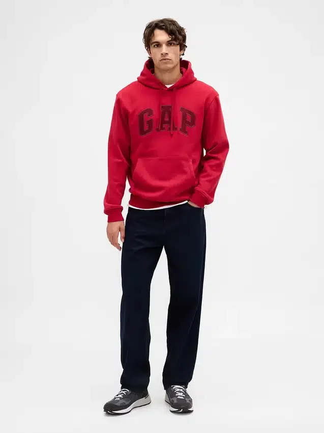 Sudadera con capucha para adulto Vintagesoft Arch Logo