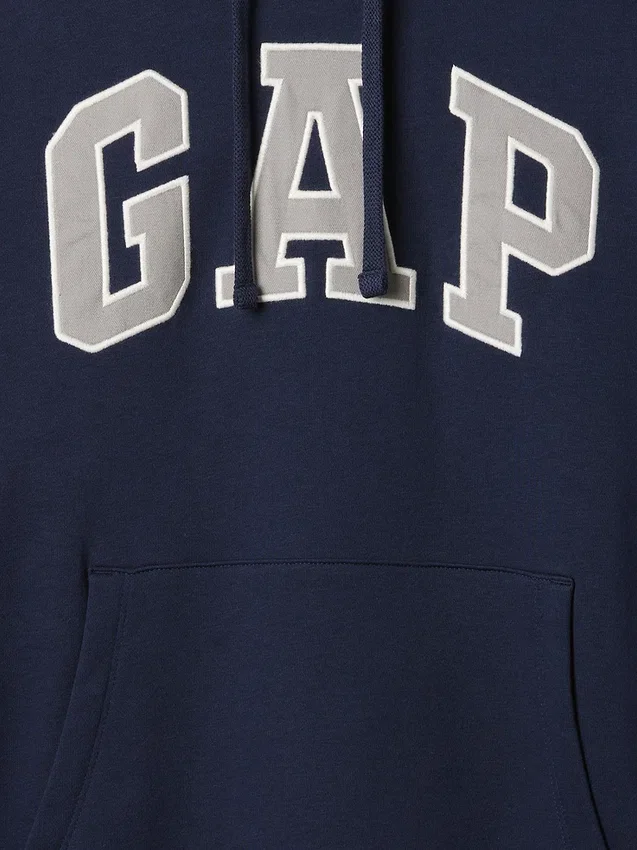 Sudadera con capucha para adulto Vintagesoft Arch Logo