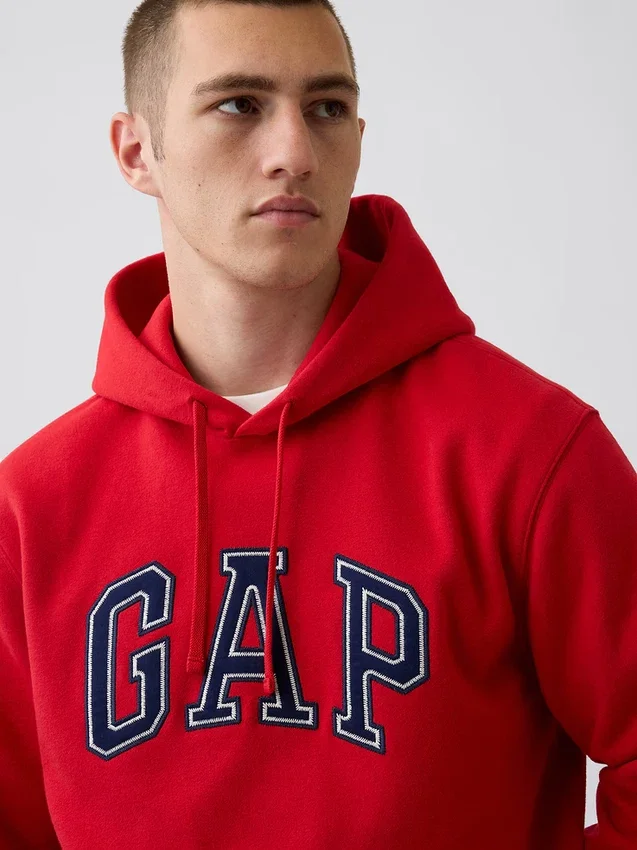 Sudadera con capucha para adulto Vintagesoft Arch Logo