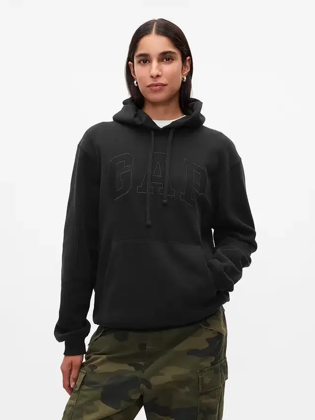 Sudadera con capucha para adulto Vintagesoft Arch Logo