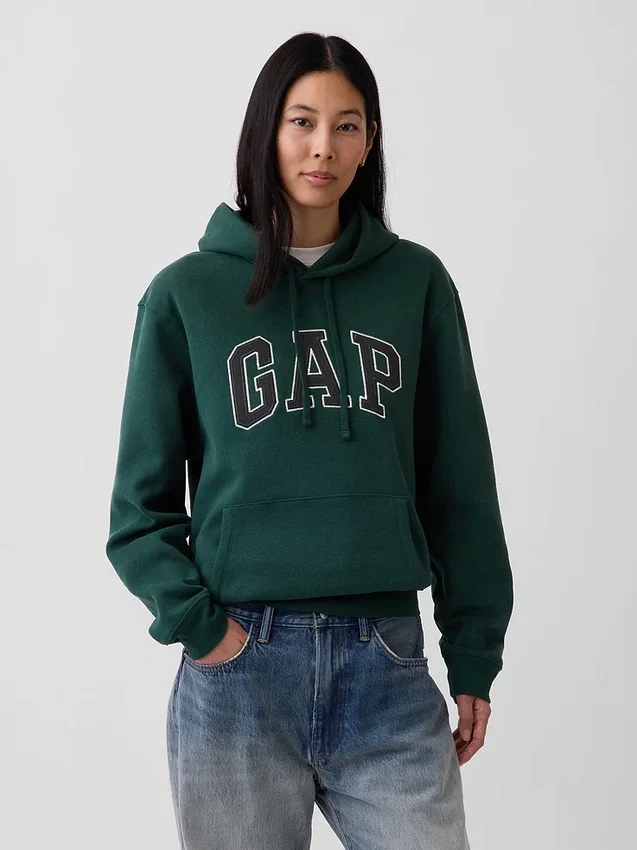 Sudadera con capucha para adulto Vintagesoft Arch Logo
