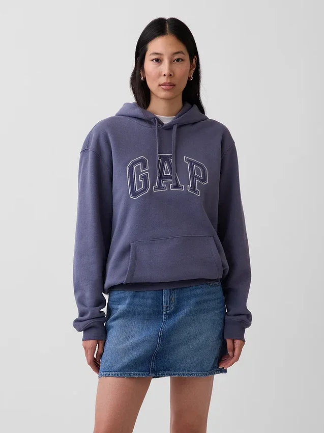 Sudadera con capucha para adulto Vintagesoft Arch Logo