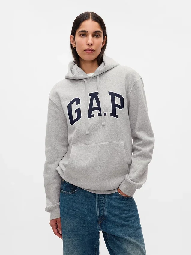 Sudadera con capucha para adulto Vintagesoft Arch Logo