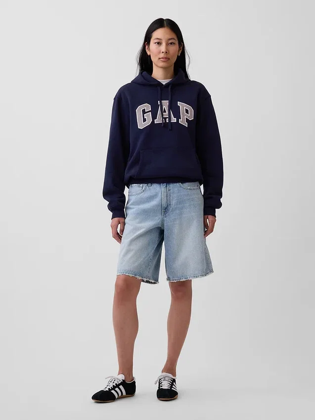 Sudadera con capucha para adulto Vintagesoft Arch Logo