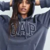 Sudadera con capucha para adulto Vintagesoft Arch Logo