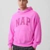 Sudadera con capucha para adulto Vintagesoft con logotipo en felpa