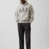 Sudadera con capucha para adulto Vintagesoft con logotipo en felpa