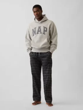 Sudadera con capucha para adulto Vintagesoft con logotipo en felpa