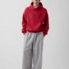 Sudadera con capucha para adulto Vintagesoft con logotipo en felpa