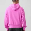 Sudadera con capucha para adulto Vintagesoft con logotipo en felpa