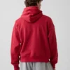 Sudadera con capucha para adulto Vintagesoft con logotipo en felpa