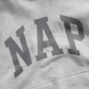 Sudadera con capucha para adulto Vintagesoft con logotipo en felpa