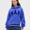 Sudadera con capucha para adulto Vintagesoft con logotipo en felpa