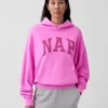 Sudadera con capucha para adulto Vintagesoft con logotipo en felpa