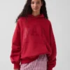 Sudadera con capucha para adulto Vintagesoft con logotipo en felpa