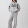 Sudadera con capucha para adulto Vintagesoft con logotipo en felpa