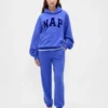 Sudadera con capucha para adulto Vintagesoft con logotipo en felpa