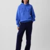 Sudadera con capucha para adulto Vintagesoft con logotipo en felpa