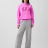 Sudadera con capucha para adulto Vintagesoft con logotipo en felpa