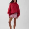 Sudadera con capucha para adulto Vintagesoft con logotipo en felpa