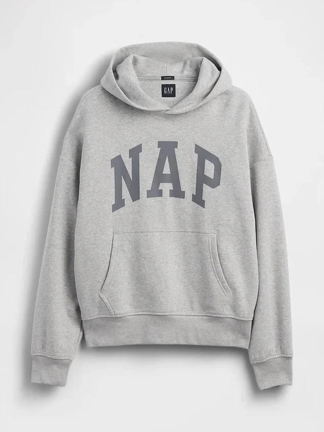 Sudadera con capucha para adulto Vintagesoft con logotipo en felpa