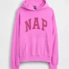Sudadera con capucha para adulto Vintagesoft con logotipo en felpa