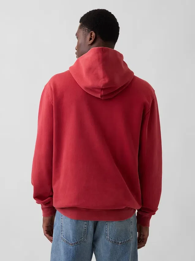 Sudadera con capucha para adulto Vintagesoft Relaxed Logo