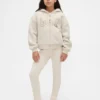 Sudadera con capucha para niños con logotipo gráfico y forro de sherpa
