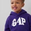 Sudadera con capucha para niños pequeños GAP × Awake Ny Vintagesoft con logotipo
