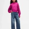 Sudadera con capucha para niños Vintagesoft de mezcla de tejidos