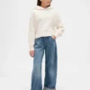 Sudadera con capucha para niños Vintagesoft de mezcla de tejidos