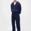 Sudadera con capucha y cremallera de felpa francesa extra gruesa para adulto