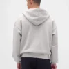 Sudadera con capucha y cremallera de felpa francesa extra gruesa para adulto