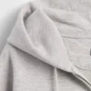 Sudadera con capucha y cremallera de felpa francesa extra gruesa para adulto