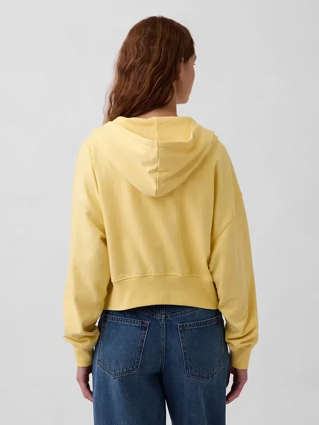 Sudadera con capucha y cremallera de felpa Vintagesoft
