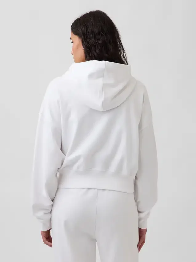 Sudadera con capucha y cremallera de felpa Vintagesoft