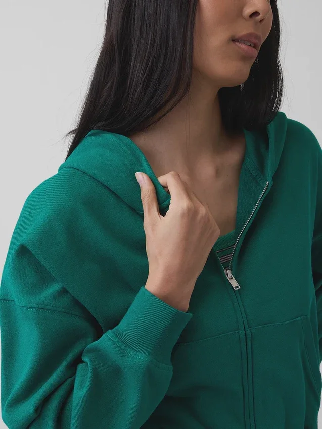Sudadera con capucha y cremallera de felpa Vintagesoft