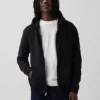 Sudadera con capucha y cremallera holgada Vintagesoft para adulto