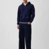 Sudadera con capucha y cremallera holgada Vintagesoft para adulto