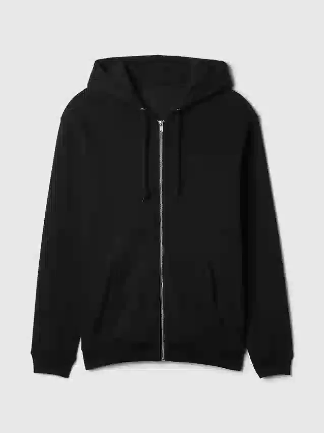 Sudadera con capucha y cremallera holgada Vintagesoft para adulto