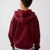 Sudadera con capucha y cremallera holgada Vintagesoft para niños